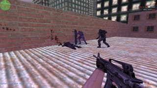 Counter-Strike 1.6 Assault warehouse gameplay screenshot