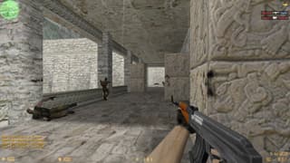 Counter-Strike 1.6 Aztec underpass gameplay screenshot
